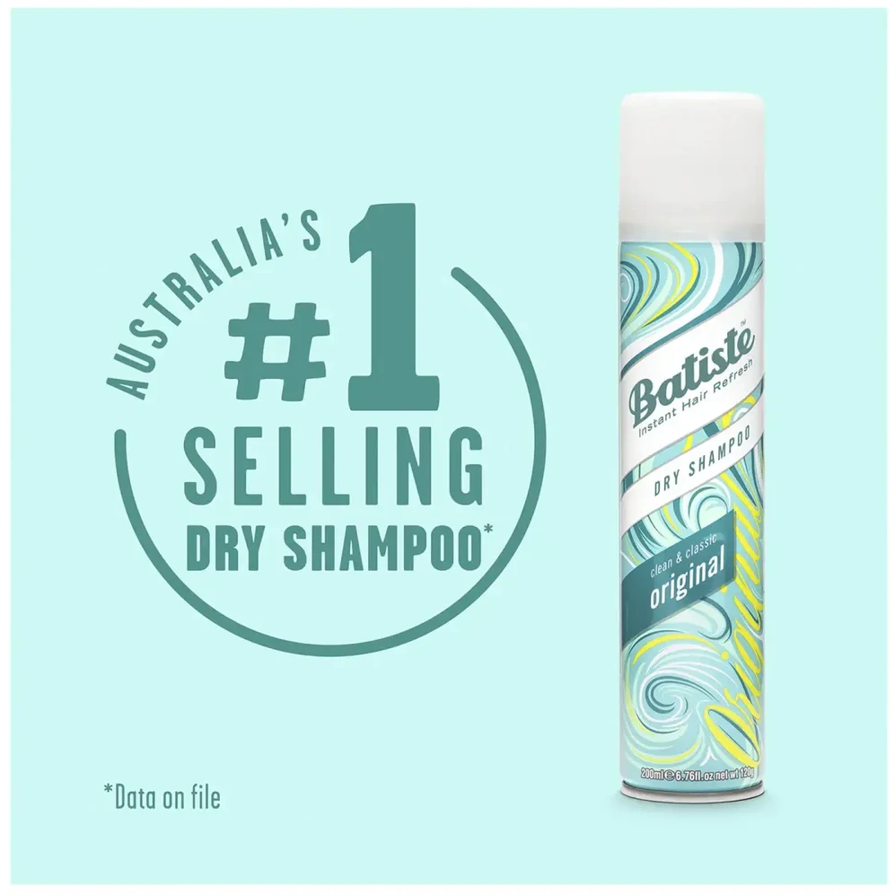 Batiste Original Sausas šampūnas sausas šampūnas, 350 ml