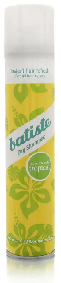 Sausas šampūnas plaukams Batiste Coconut &amp; Exotic Tropical Sausas šampūnas 200ml