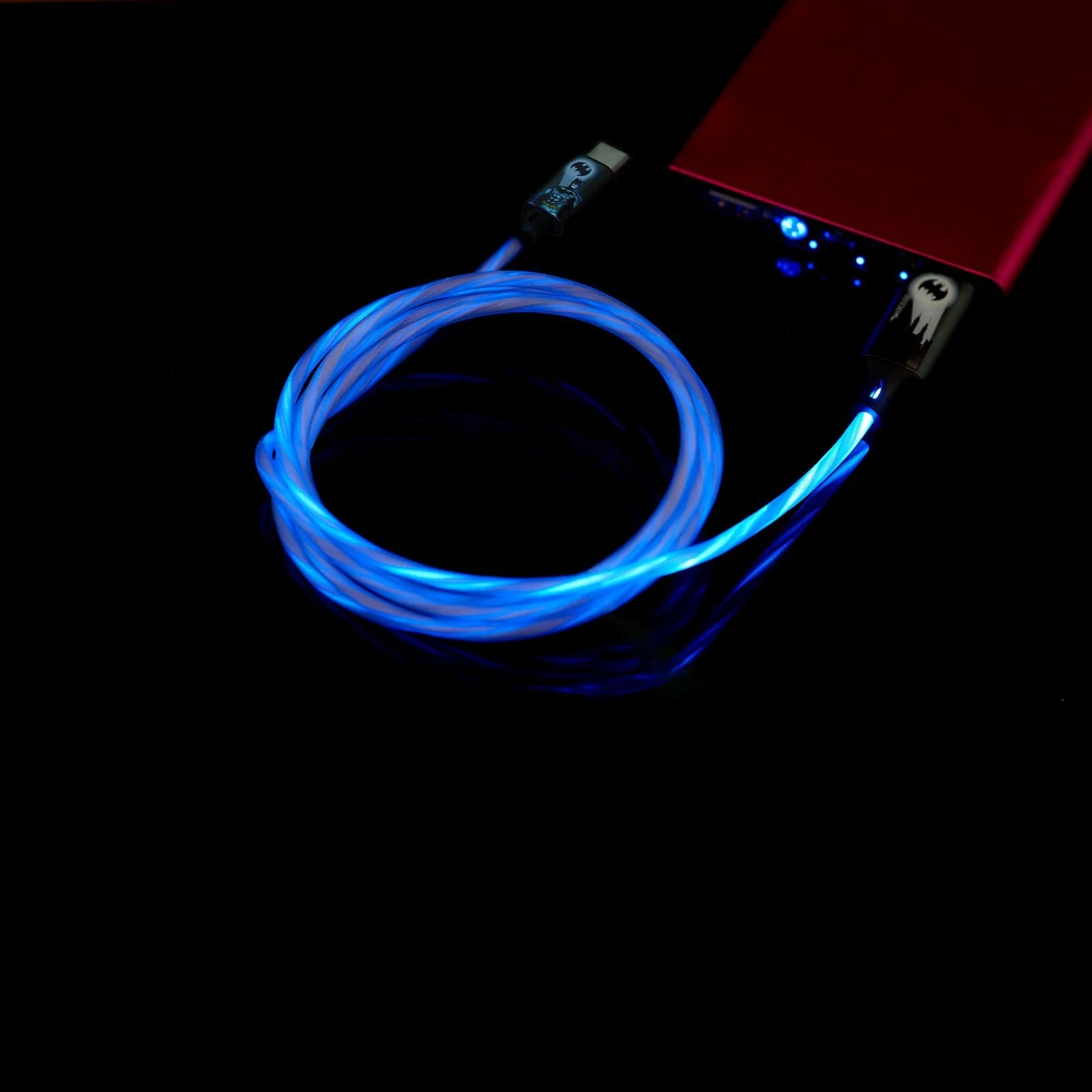 Šviečiantis laidas Lazerbuilt Batman USB A to USB C