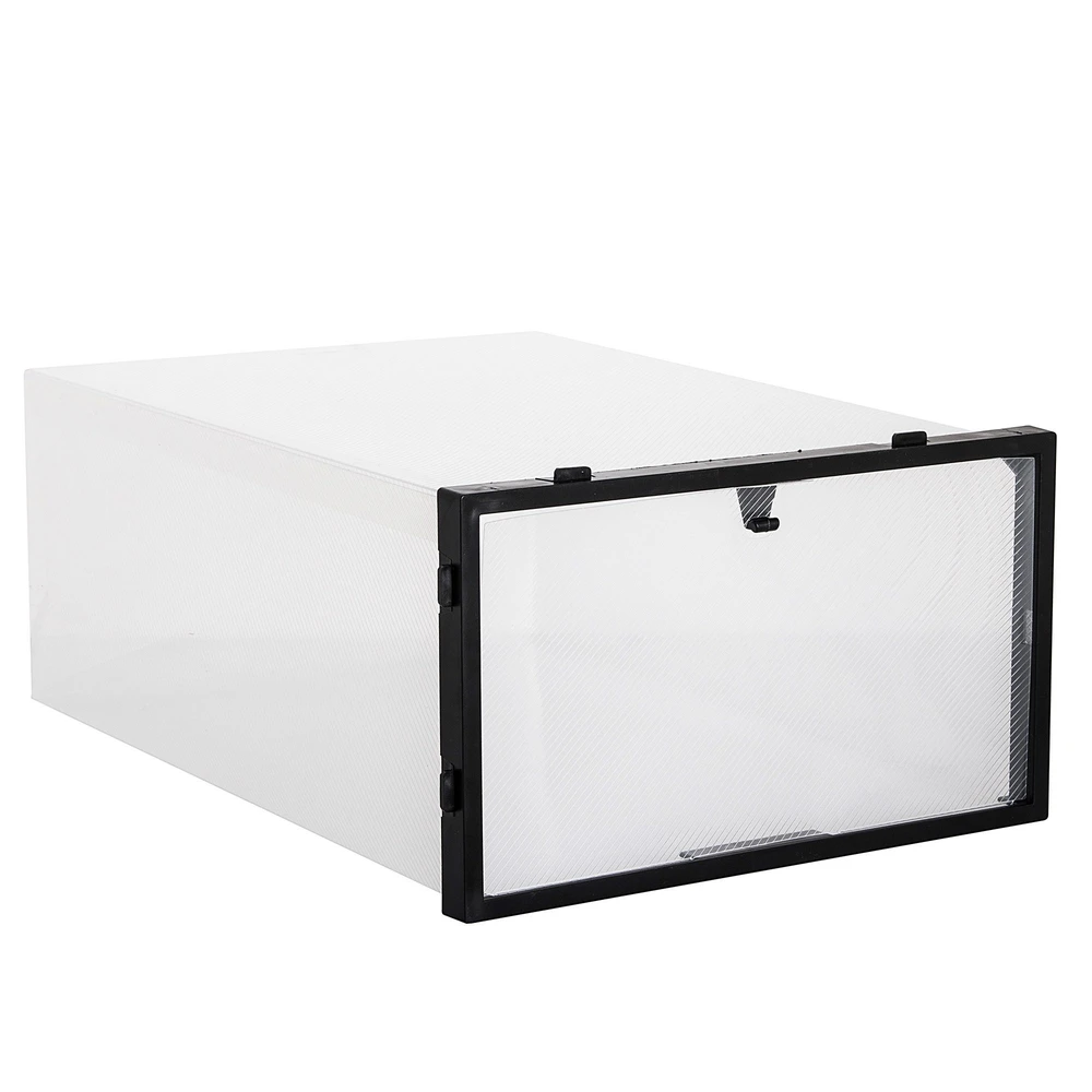 Batų dėžutė Springos 30,5x21x12,5 cm skaidri