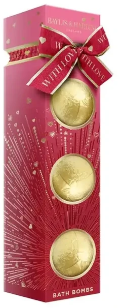 Baylis Harding Debenhams Midnight Cherry Luxury Bath Bomb Trio Gift Set