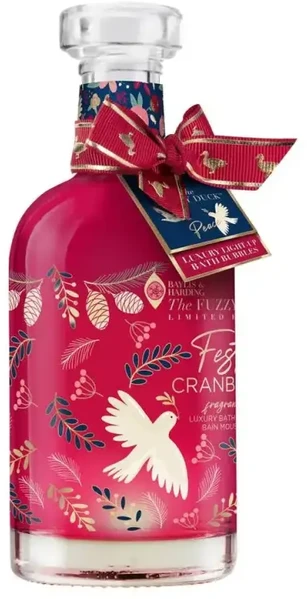 Baylis Harding Debenhams the Fuzzy Duck Winter Wonderland Light up Bath Bubbles Decanter Gift