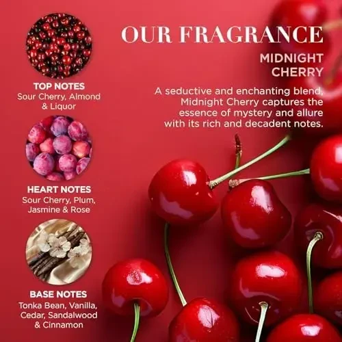 Baylis & Harding Midnight Cherry Luxury Pamper Gift Set in Clear