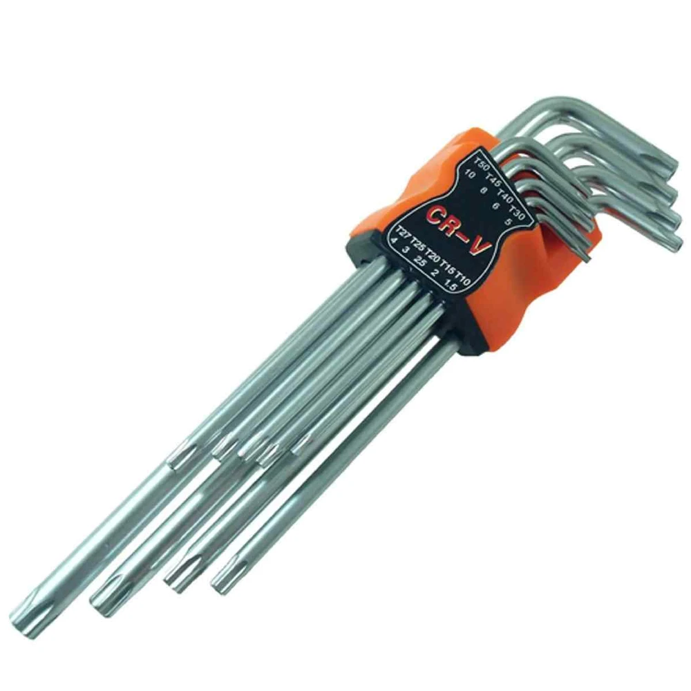 Beast Atslėgų komplektas Torx Long 9 vnt. T10-T50
