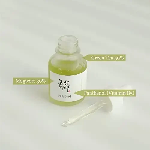 Beauty of Joseon Žalias Tea + Panthenol Skin Serum raminamasi veido serumas, 30 ml