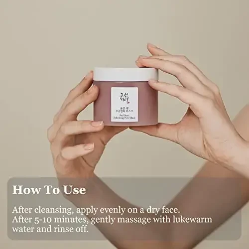 Beauty of Joseon Raudona Bean Refreshing Pore Face Mask veido kaukė, 140 ml
