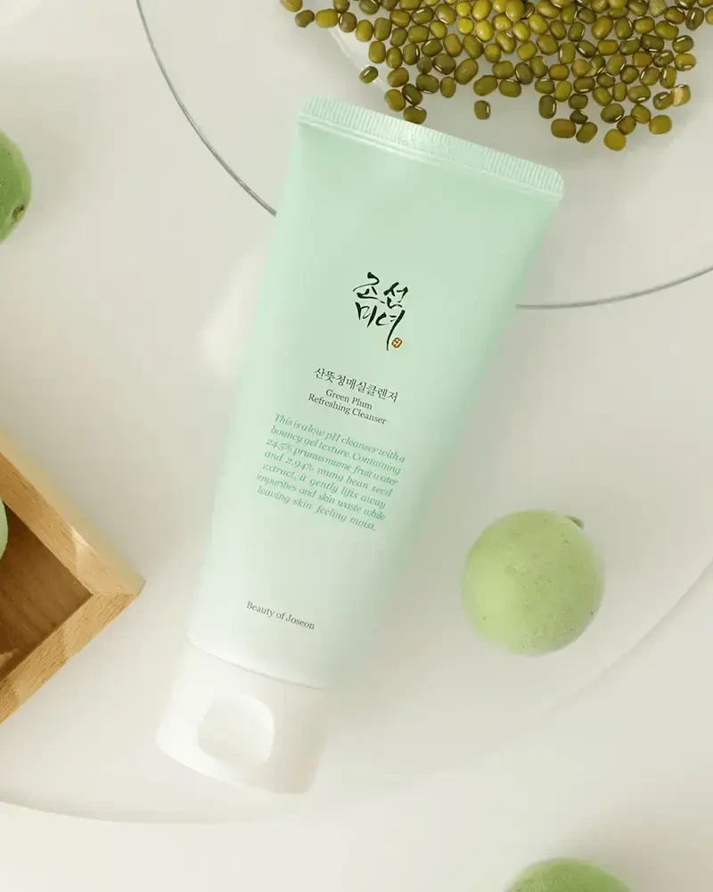 Beauty Of Joseon Valomosios putojančios priežiūros priemonės "Žalias Plum" (Refreshing Clean ser) 100 ml