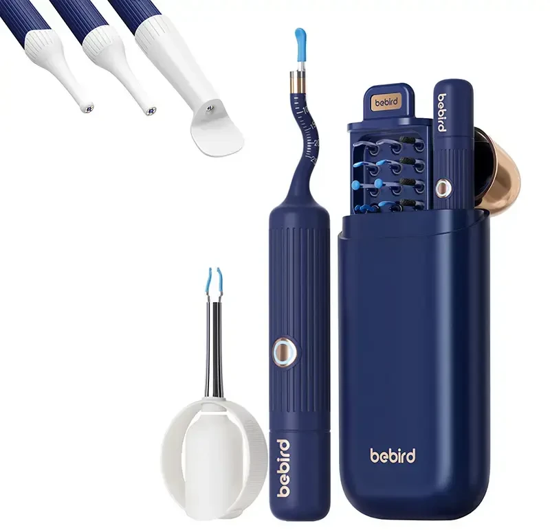 Bebird EarSight Plus otoskopas su ausų valymo kamera (mėlynas)