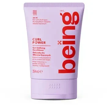 None BEING Curl Power kondicionierius su kokosų ir vynuogių kauliukų aliejumi 354ml