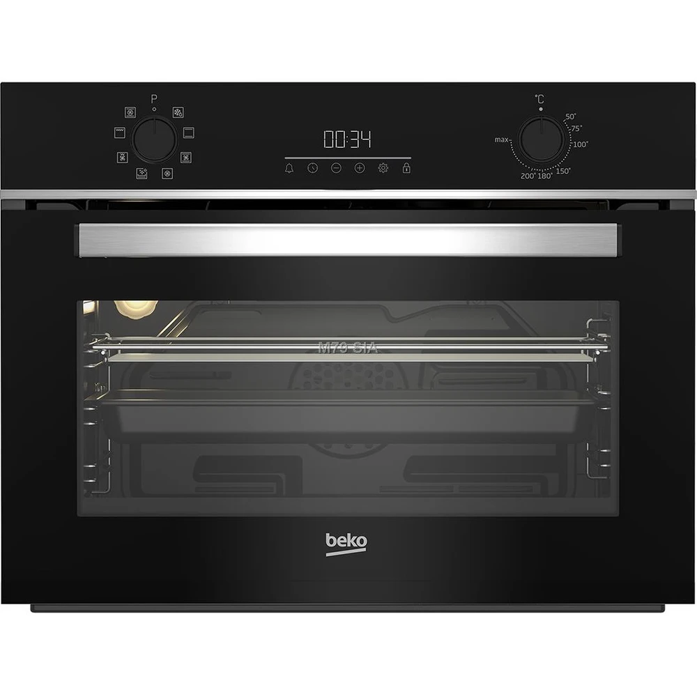 BEKO kompaktinė orkaitė BBCM13300X, aukštis 45,5 cm, A energijos klasė