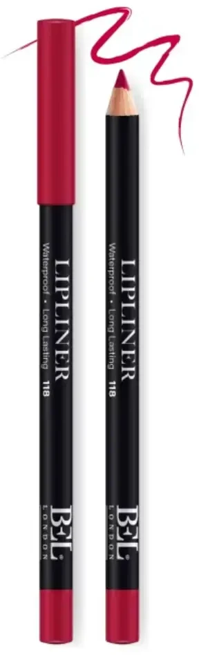 Bel London Hydrogenated Vegetable Oil Atsparus vandeniui Contour Lip Liner 118 0.78 g