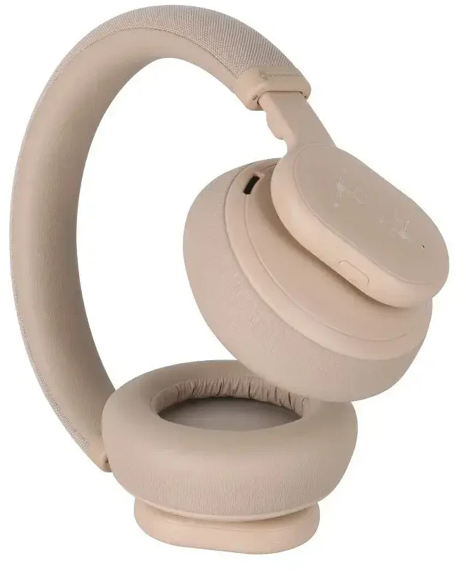Belaidės ausinės Forcell F-Audio Touch Beat ANC smėlio spalvos