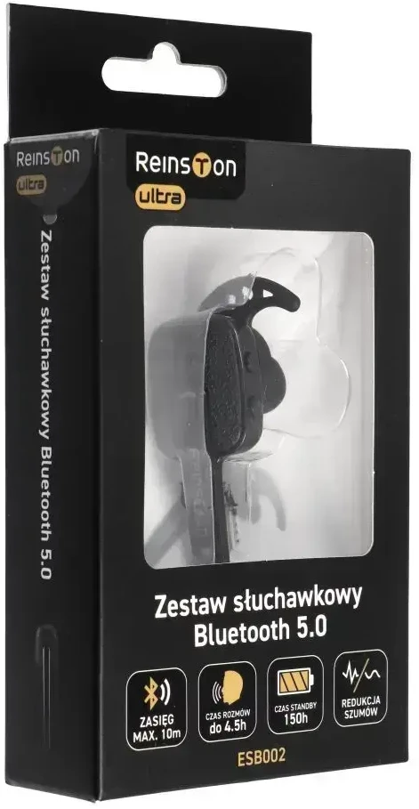 Inne Belaidės ausinės MONO Reinston ESB002 juodas