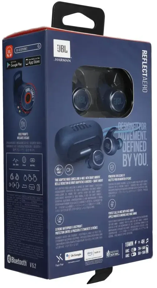Belaidės ausinės TWS JBL Reflect Aero mėlynas