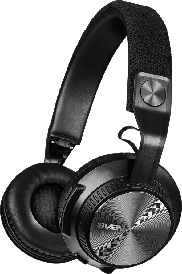 Belaidės stereo ausinės su mikrofonu SVEN AP-B630MV, juodas; AP-B630MV