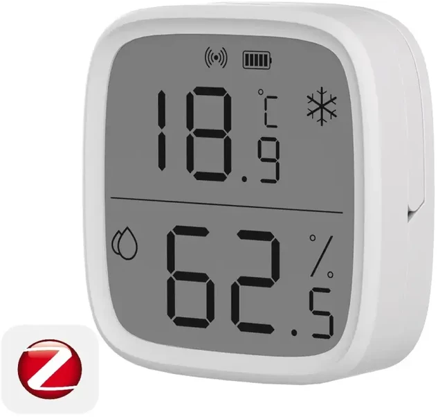 Sonoff SNZB-02D Zigbee 3.0 temperatūros ir drėgmės sensorius su LCD ekranu