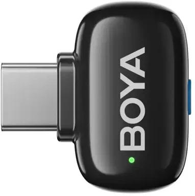Mikrofony BOYA mini 2-01 belaidės 2.4GHz USB-C - juoda