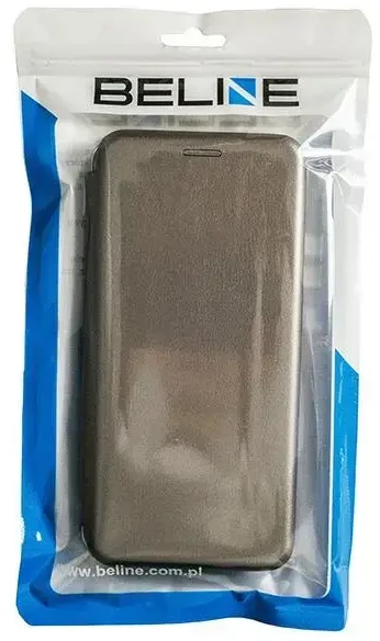 Beline Book Magnetic Redmi 9A dėklas telefonui plieno spalvos