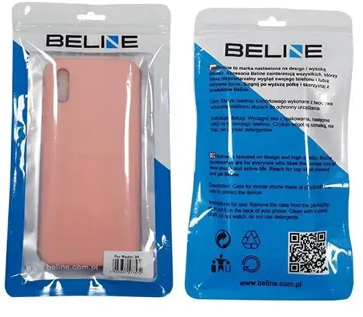 Beline dėklas Silicone Xiaomi Redmi 10C rožinio aukso spalvos