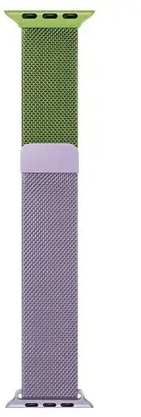 Beline Apple Watch Steel apyrankė42/44/45/49mm žalios spalvos violetinės spalvos žalios spalvos/violetinės spalvos