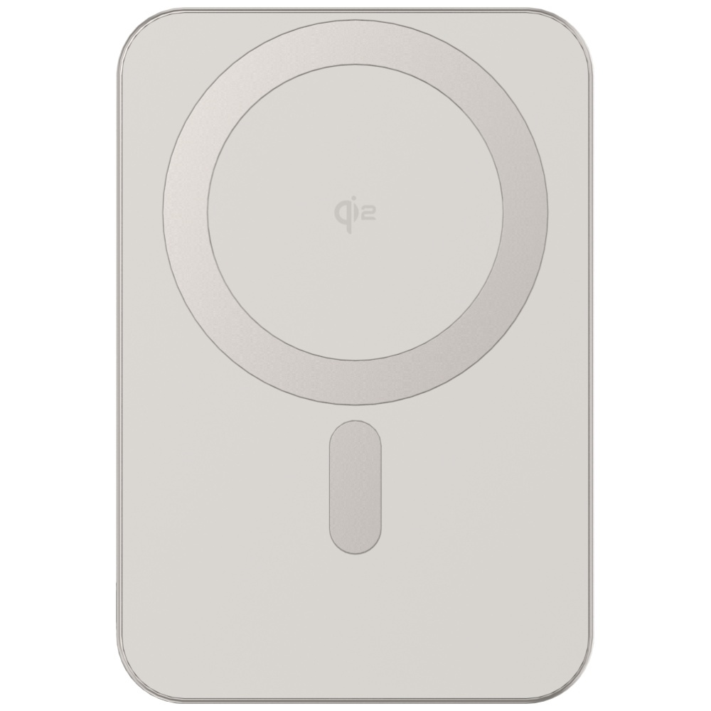 Beline Mini Powerbank Cellline MagSafe 10000mAh Qi2 15W CL-MBP-03 pilkos spalvos Magnetinė belaidė mini Powerbank