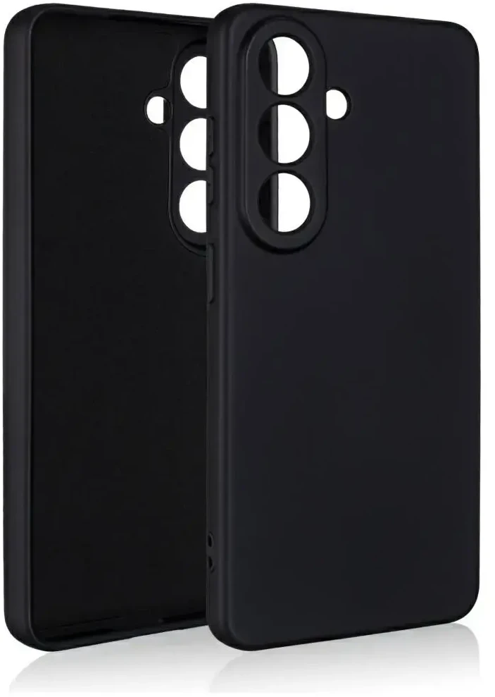 Dėklas Beline Silicone, skirtas Samsung Galaxy S26+, juodos spalvos