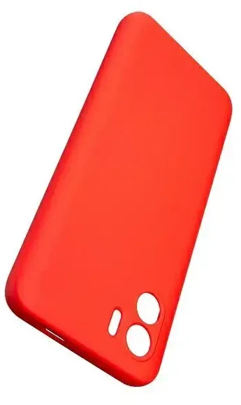 Beline silikoninis Redmi A5 dėklas, raudonas