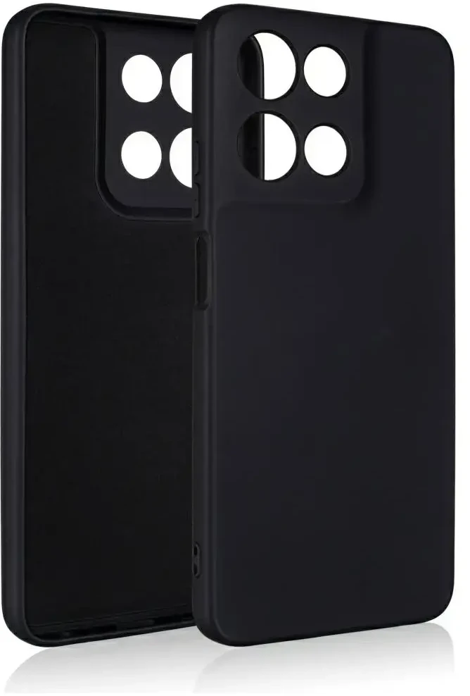 Dėklas Beline Silicone, skirtas Motorola Moto G 5G 2026, juodos spalvos