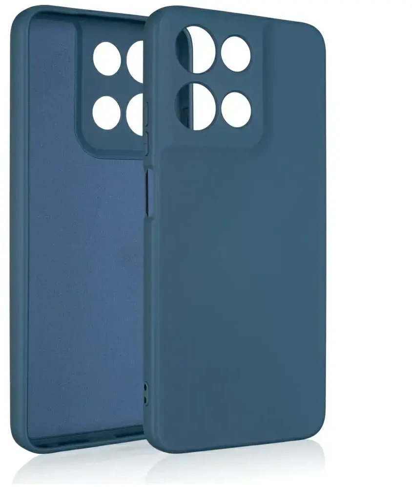 Dėklas Beline Silicone, skirtas Motorola Moto G 5G 2026, mėlynos spalvos