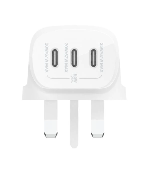 Belkin 3 prievadų USB-C PPS 67W
