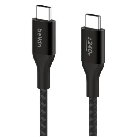 Belkin BoostCharge USB-C/USB-C 240W 1m juoda