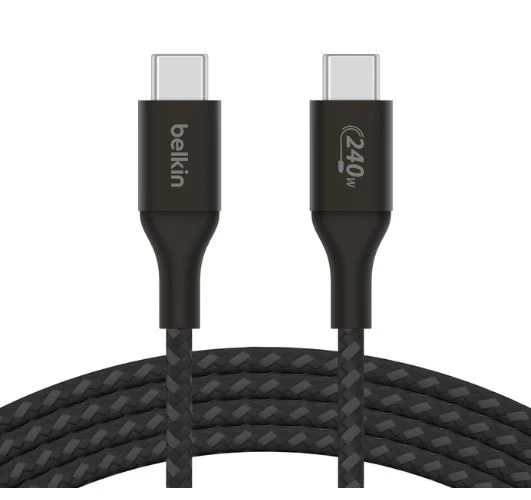 Belkin BoostCharge USB-C/USB-C 240W 1m juoda
