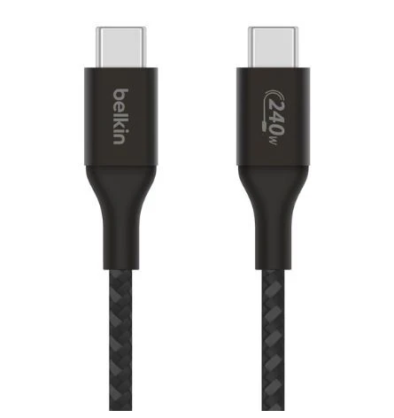 Belkin BoostCharge USB-C/USB-C 240W 1m juoda