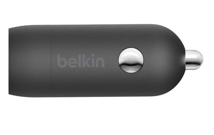 Belkin 30W USB-C, PD, PPS, juoda + kabelis USB-C