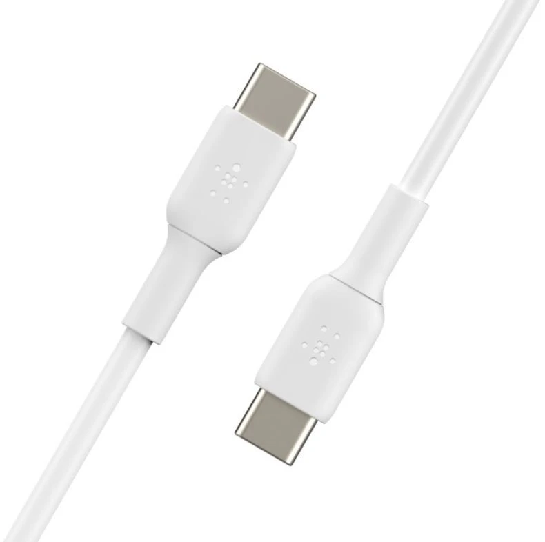 Belkin USB-C/USB-C kabelis 1 m PVC, baltas CAB003bt1MWH