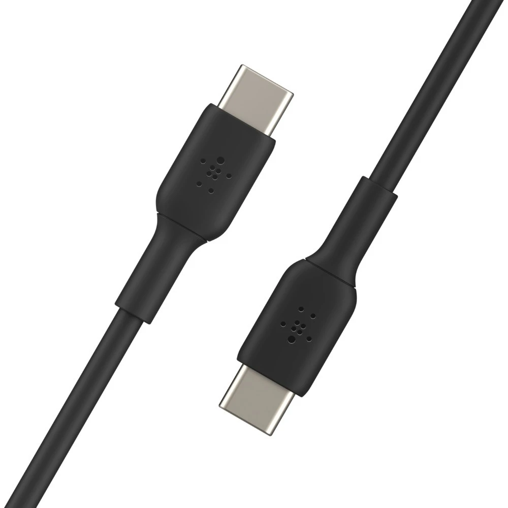 Belkin USB-C/USB-C kabelis 1m PVC, juodas CAB003bt1MBK