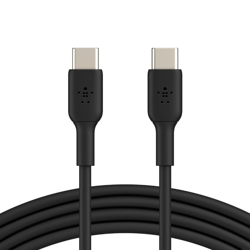 Belkin USB-C/USB-C kabelis 1m PVC, juodas CAB003bt1MBK