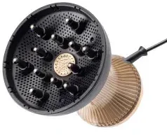 Plaukų džiovintuvas XL Ceramic Hot Air Diffuser - Bellissima - Diffon Supreme Argan Oil For Skirtas garbanotiems plaukams Hair - 2 Speeds 3 Temperatures