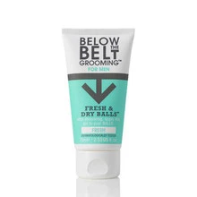 „Below The Belt“ intymios higienos gelis vyrams „Fresh“ (gaivūs ir sausi kamuoliukai) 75 ml