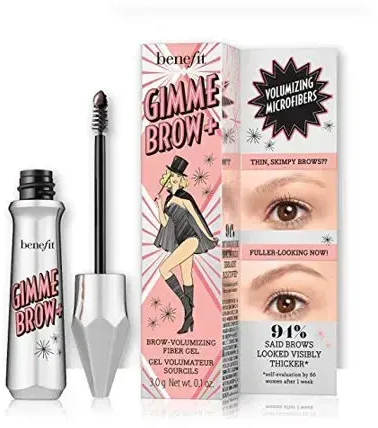 Benefit Gimme Brow+ Antakių gelis, spalva - 4.5 Natural Deep Brown, 3 g