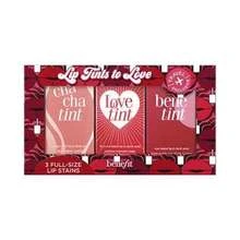 Benefit Lip Tints to Love Set lūpų ir skruostų dažų rinkinys, 3 x 6 ml