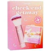 Benefit Cheek-End Getaway Set rinkinys (Shellie Blush skaistalai,6 g + Multitasking Cheek šepetėlis)