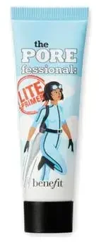 Benefit The Porefessional Lite Primer lengvos tekstūros makiažo bazė, 22 ml