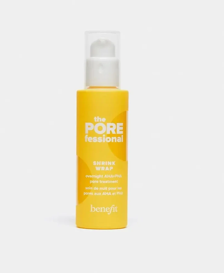Benefit The POREfessional Shrink Wrap Overnight AHA+PHA Pore Treatment naktinė priemonė veidui nuo spuogų, 75 ml