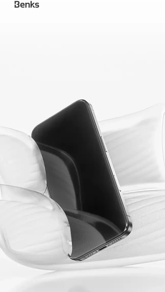 „Benks GlassWarrior“ ekrano apsauga „Apple iPhone 16 Pro“ (pakuota internetu)