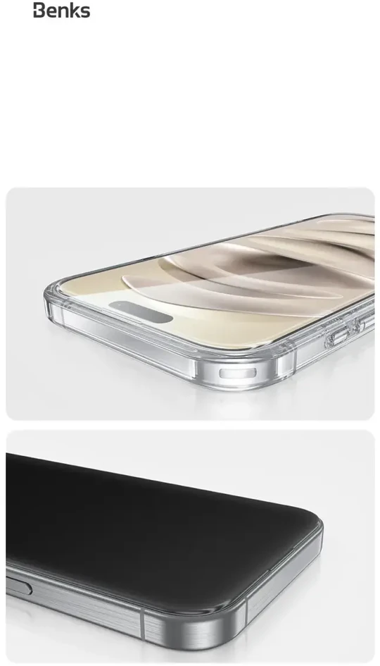 „Benks GlassWarrior“ ekrano apsauga „Apple iPhone 16 Pro“ (pakuota internetu)