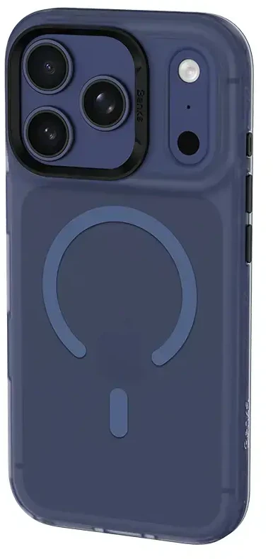 Benks Magnetic Lucid Armor dėklas (C069) skirtas Apple iPhone 17 Pro mėlynos spalvos (Camera Control Button)