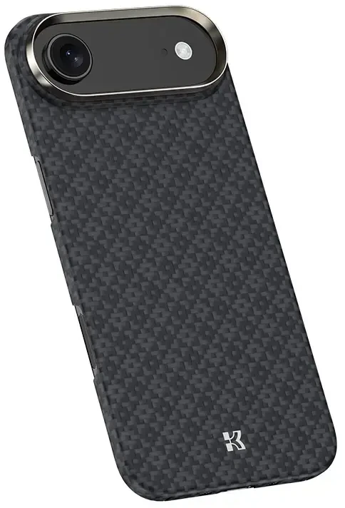Benks Magnetic Armor Air Armor Grid Kevlar dėklas Metal Frame 600D (B068), skirtas Apple iPhone 17 Air, juodos spalvos