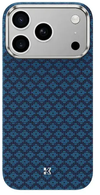 Benks Magnetic Armor Air Armor Grid Kevlar dėklas Metal Frame 600D (0070) skirtas Apple iPhone 17 Pro Max mėlynas