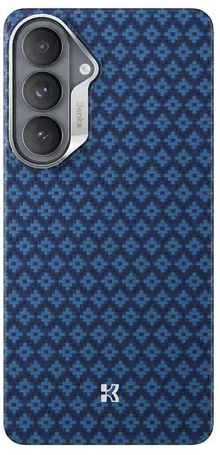 Mėlyna Benks Magnetic Armor Air Armor Grid Kevlar dėklas Metal Frame 600D (A049) skirtas Samsung Galaxy S26 Plus mėlynas